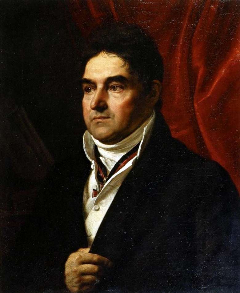Описание картины Ореста Кипренского «Портрет В. С. Хвостова» (1814)