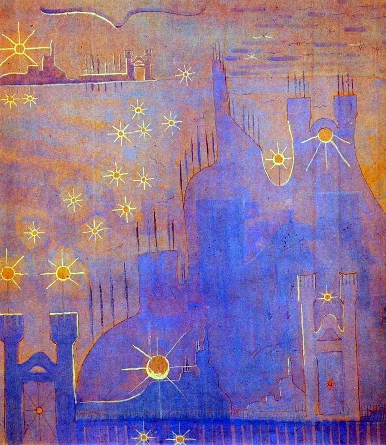 Описание картины Микалоюса Чюрлёниса «Соната солнца»