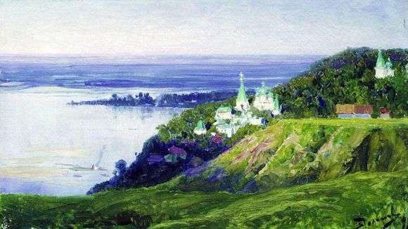 Описание картины Василия Поленова «Монастырь над рекой»