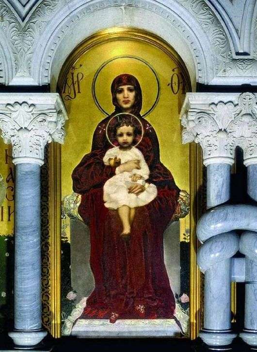 Описание картины Михаила Врубеля «Богоматерь с младенцем»