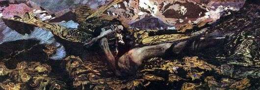 Описание картины Михаила Врубеля «Демон Поверженный»