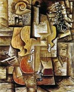 Описание картины Пабло Пикассо «Скрипка»