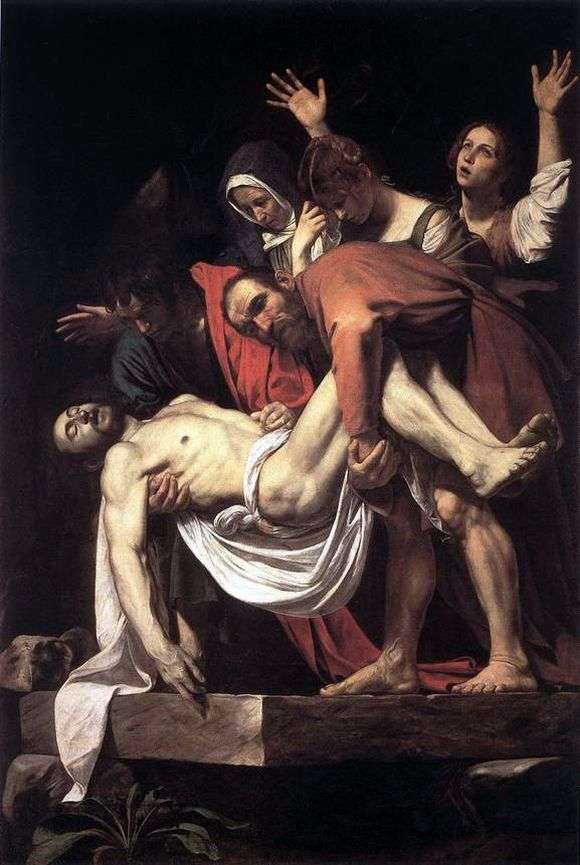 Описание картины Микеланджело Меризи да Караваджо «Положение во гроб»