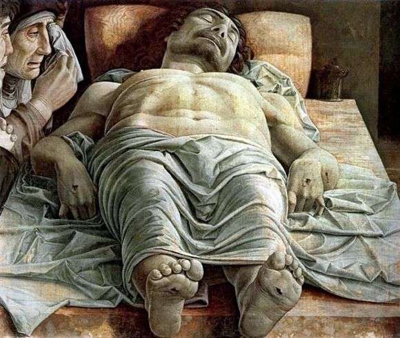 Описание картины Андреа Мантенья «Мертвый Христос»