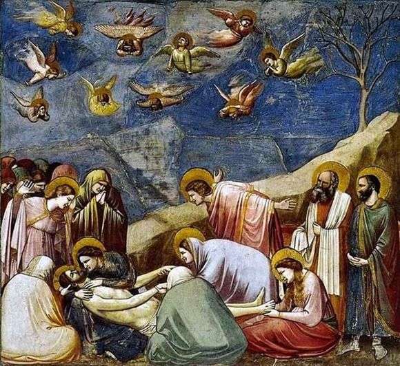 Описание фрески Джотто ди Бондоне «Оплакивание Христа»