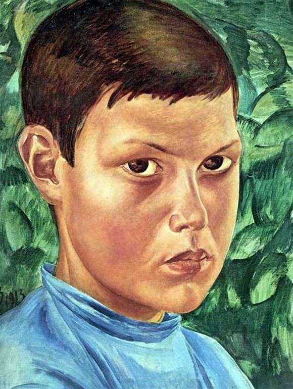 Описание картины Кузьмы Петрова Водкина «Портрет мальчика»