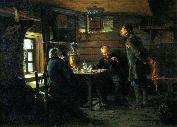 Описание картины Владимира Егоровича Маковского «Любители соловьев (1872 – 1873)»