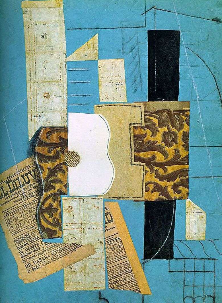 Описание картины Пабло Пикассо «Гитара»