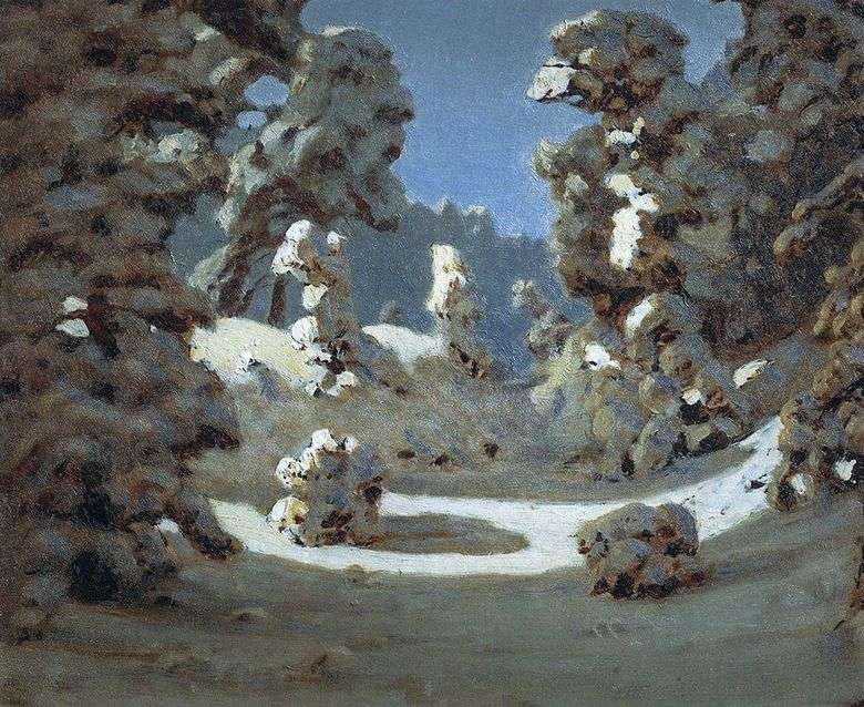 Описание картины Архипа Куинджи «Зима»