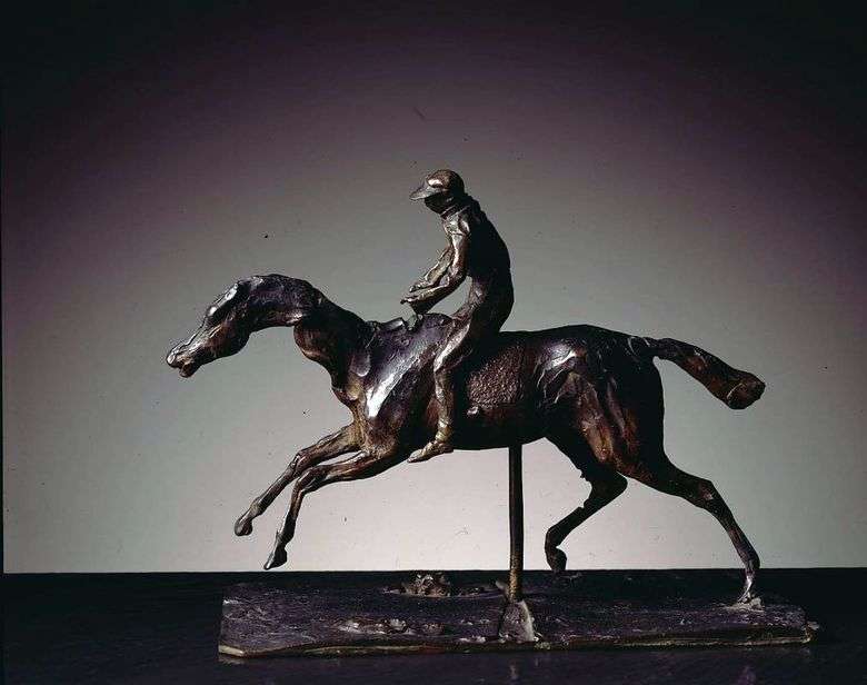 Описание скульптуры Эдгара Дега «Лошадь и наездник»