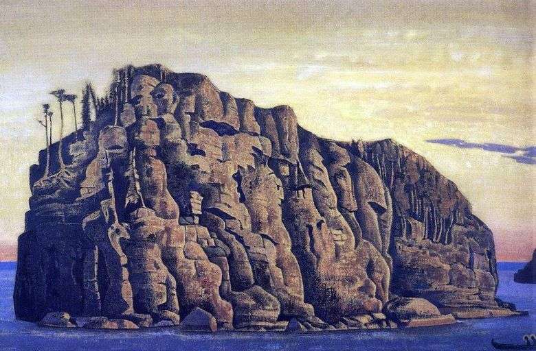 Описание картины Николая Рериха «Святой остров»