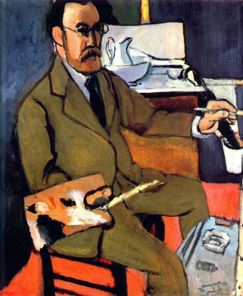 Описание картины Анри Матисса «Автопортрет»