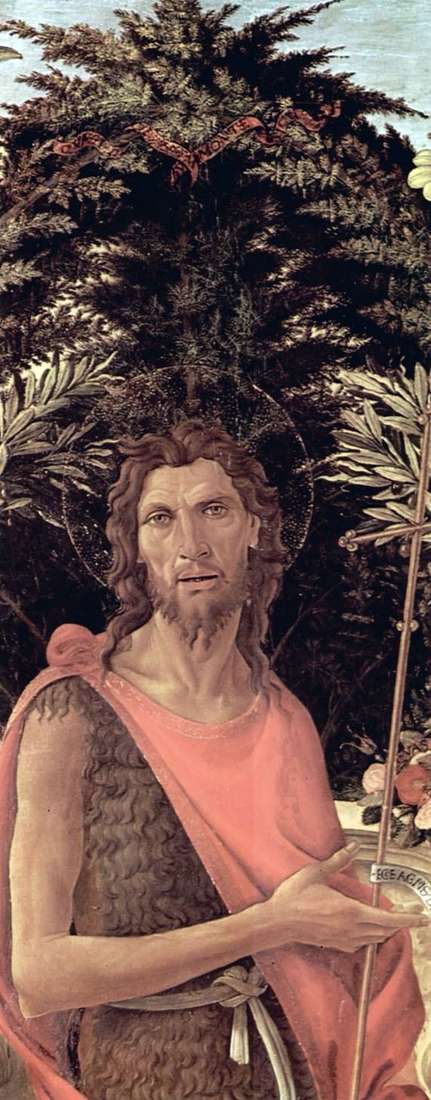 Описание картины Сандро Боттичелли «Иоанн Креститель»