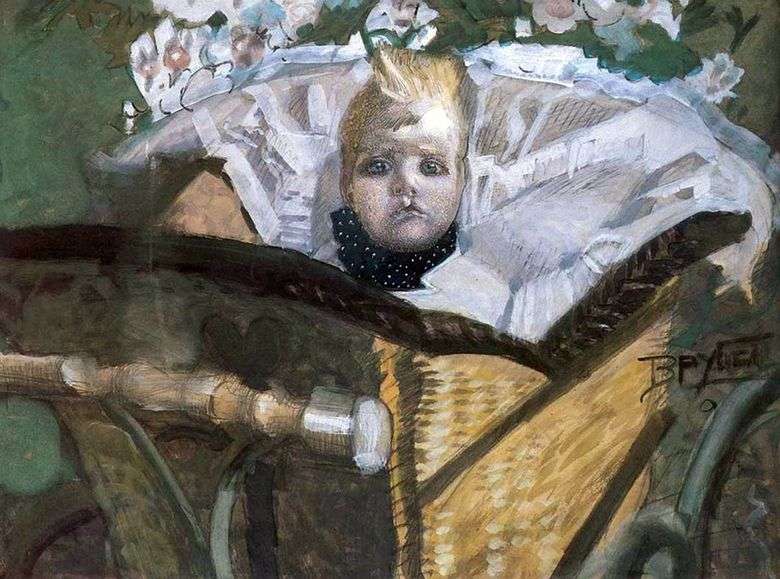 Описание картины Михаила Врубеля «Портрет сына»