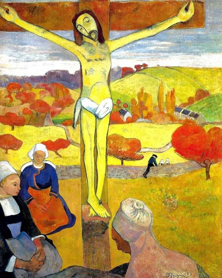 Описание картины Поля Гогена «Желтый Христос»