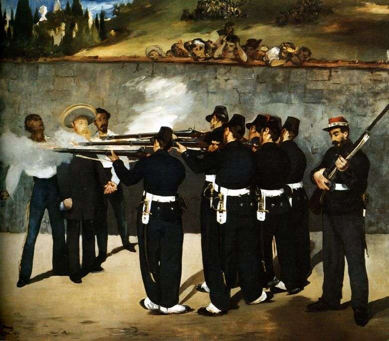Описание картины Эдуарда Мане «Расстрел императора Максимилиана»