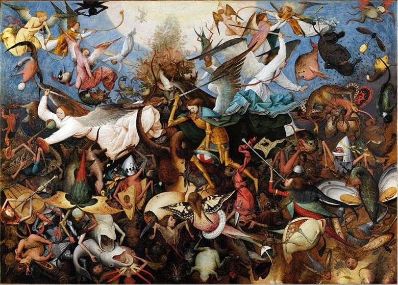 Описание картины Питера Брейгеля Старшего «Падение мятежных ангелов»