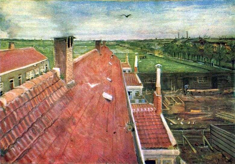 Описание картины Винсента Виллема ван Гога «Крыши. Вид из мастерской» 