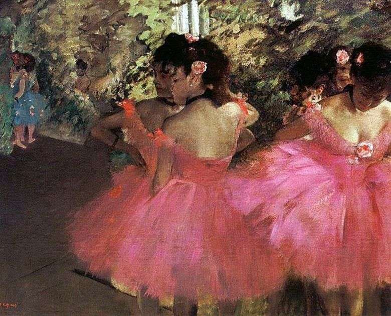 Описание картины Эдгара Дега «Танцовщицы в розовом»