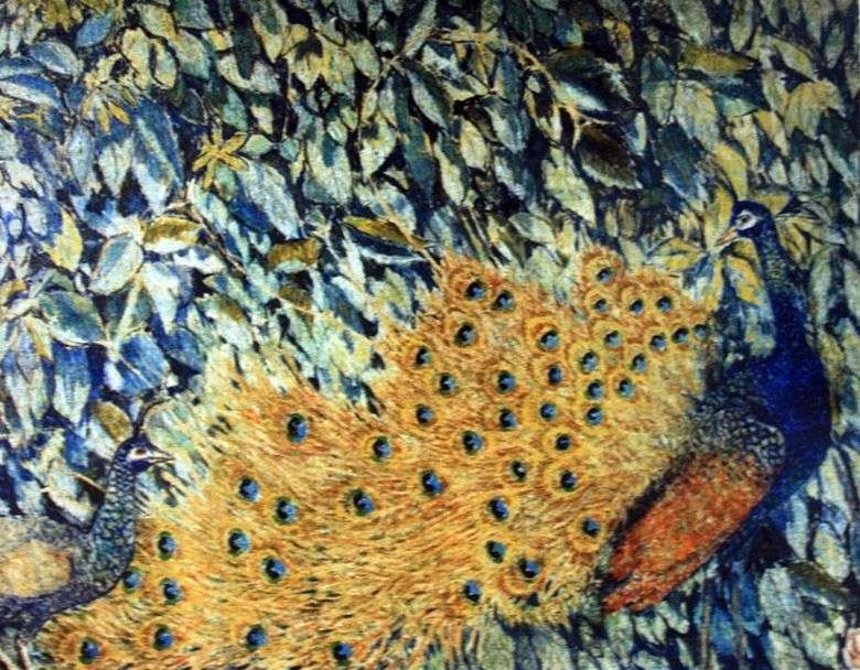 Описание картины Михаила Ларионова «Павлин» (1908)