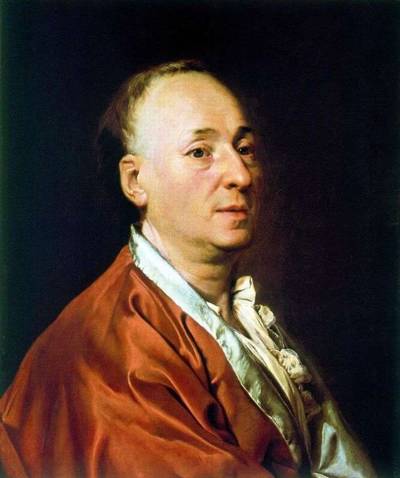 Описание картины Дмитрия Левицкого «Портрет Дени Дидро» (1773)