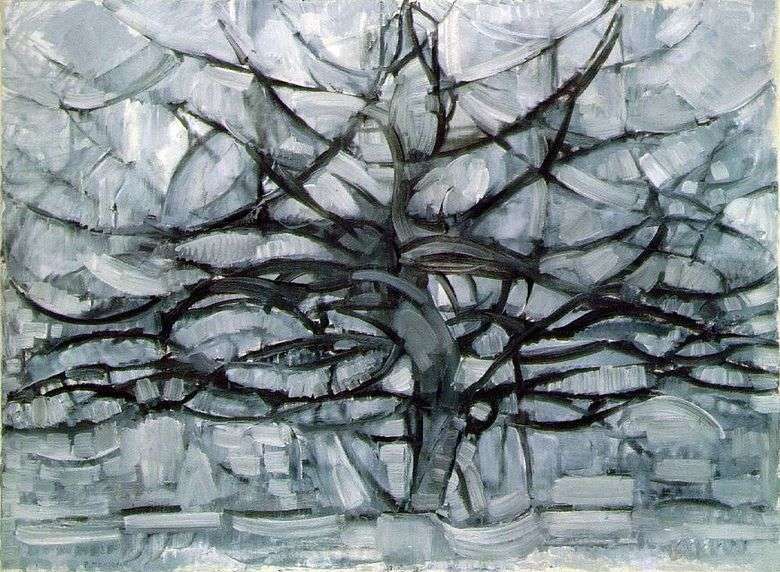 Описание картины Пита Мондриана «Серое дерево»