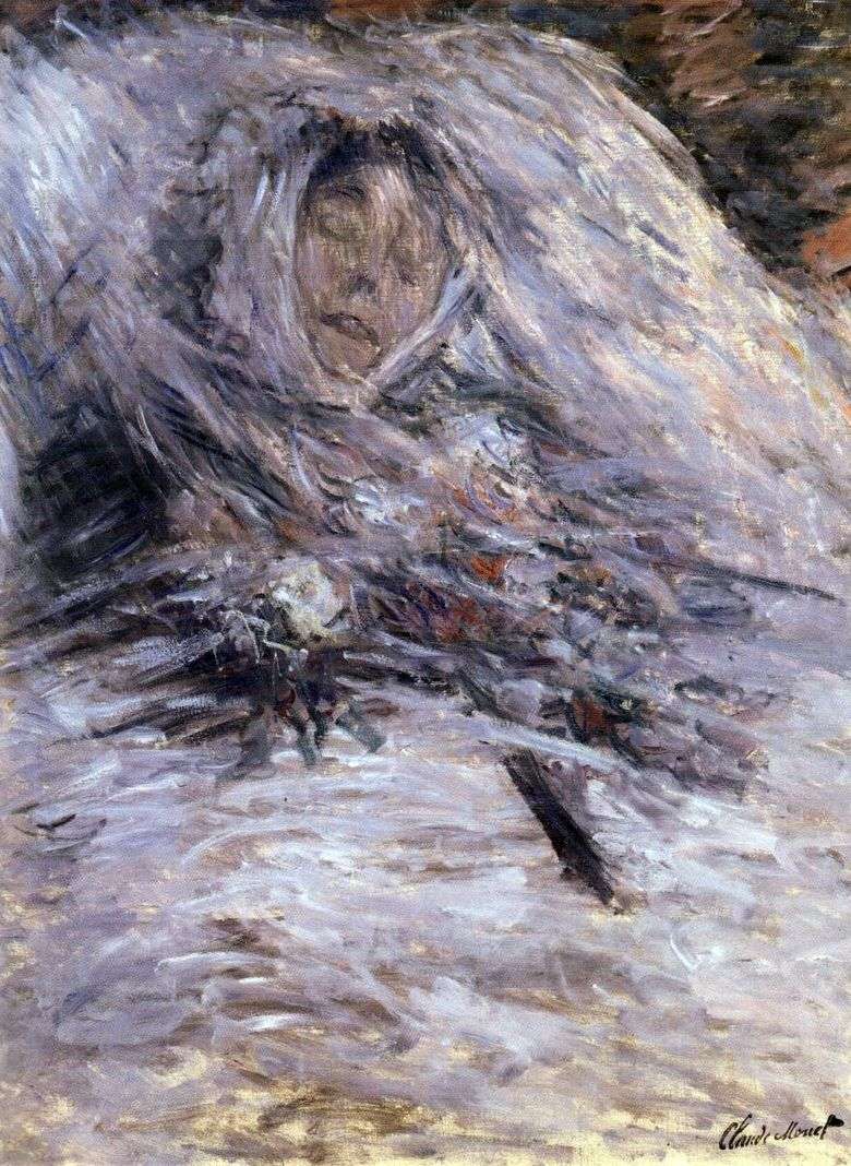 Описание картины Клода Моне «Камилла на смертном одре»