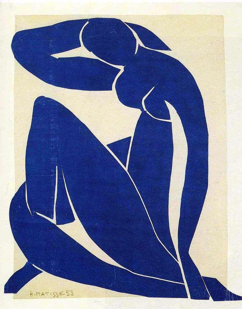 Описание картины Анри Матисса «Голубая обнаженная»