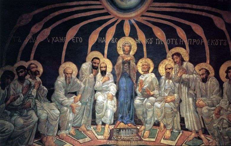 Описание картины Михаила Врубеля «Сошествие святого духа»