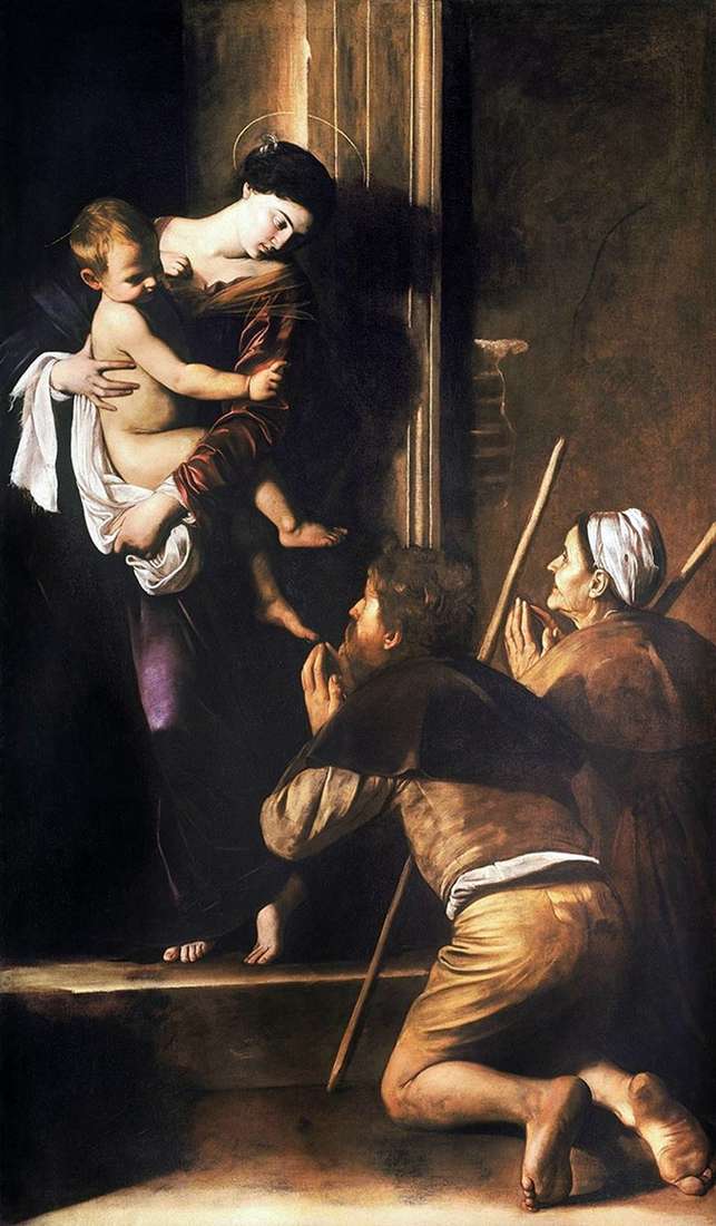 Описание картины Меризи да Караваджо «Мадонна ди Лорето» (1604–1606)