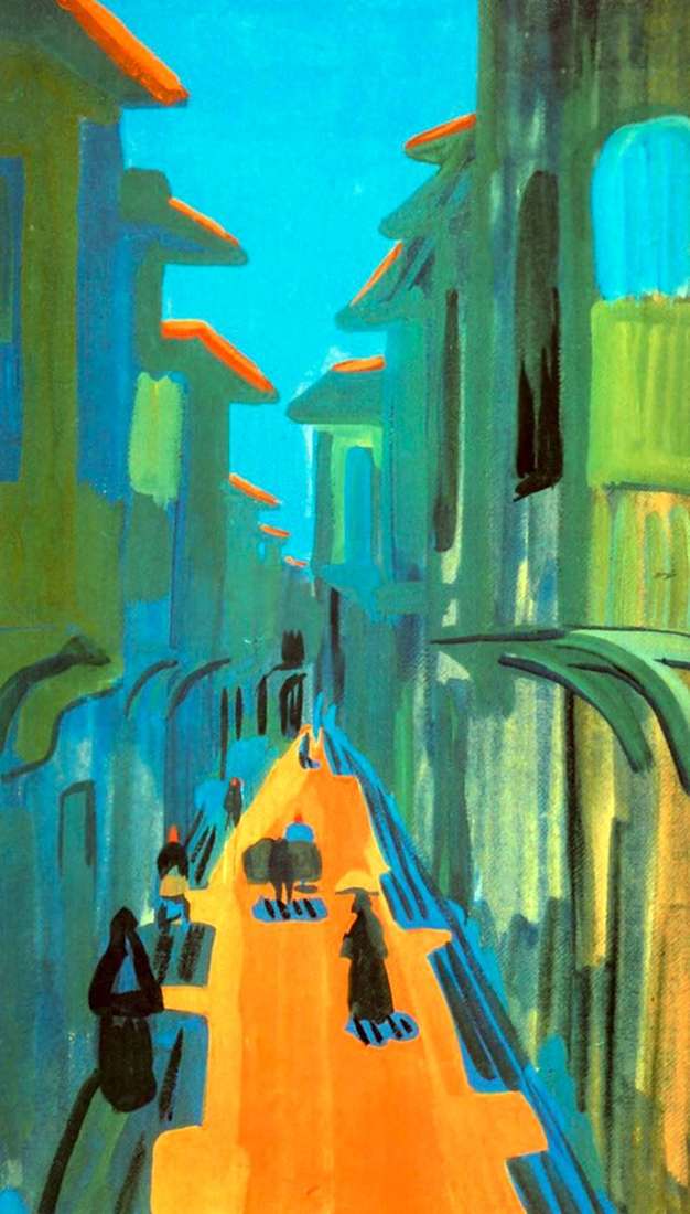 Описание картины Мартироса Сарьяна «Улица. Полдень. Константинополь»