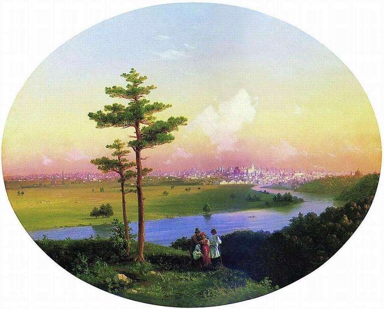 Описание картины Ивана Айвазовского «Вид на Москву с Воробьевых гор»