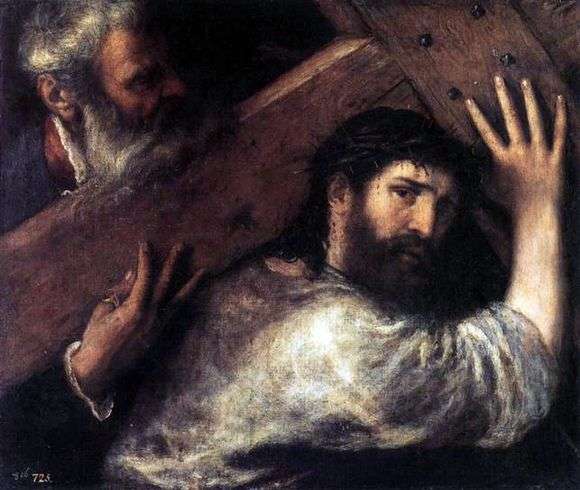Описание картины Тициана Вечеллио «Несение креста»