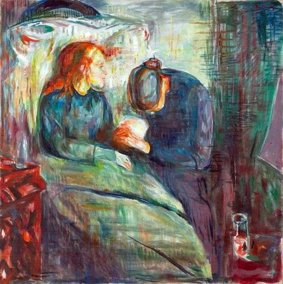 Описание картины Эдварда Мунка «Больная девочка»