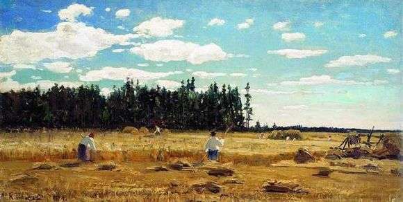 Описание картины Юлия Клевера «В поле»