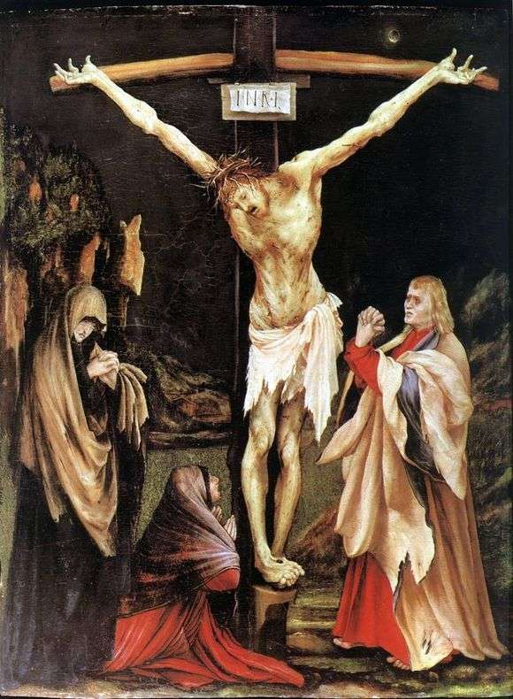 Описание картины Матиаса Грюневальда «Распятие»