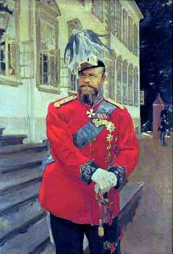Описание картины Валентина Серова «Портрет Александра III»