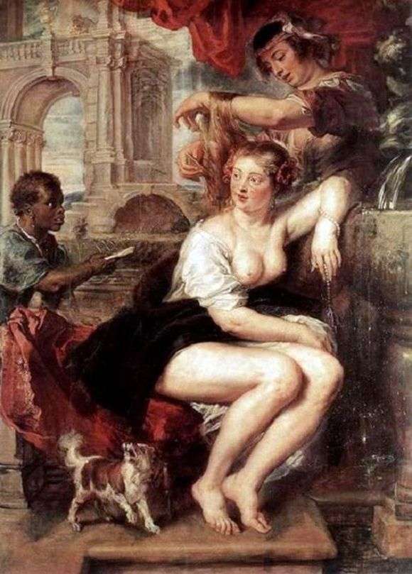 Описание картины Питера Рубенса «Вирсавия у фонтана»