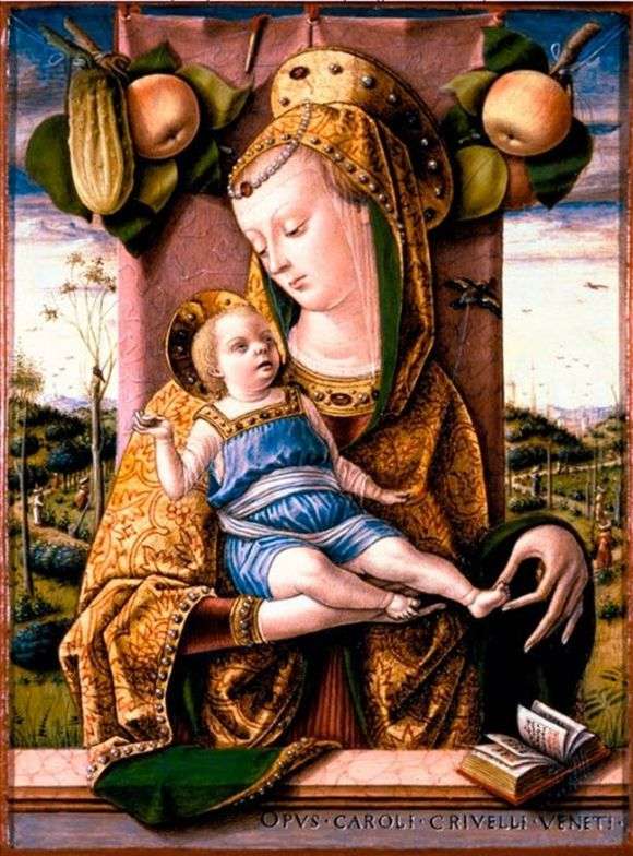 Описание картины Карла Кривелли «Мадонна с младенцем»