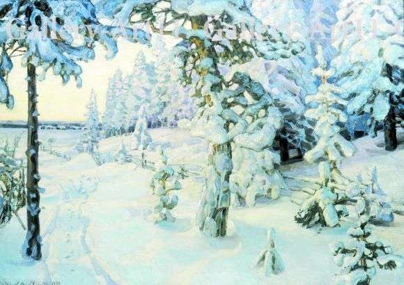Описание картины Аполлинария Васнецова «Зимний сон» (Зима)