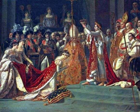 Описание картины Жака Луи Давида «Коронация Наполеона и императрицы Жозефины»