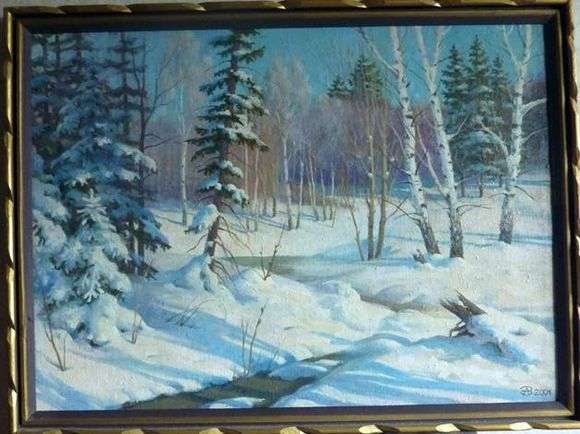 Описание картины Александра Захаров «Зима»