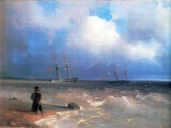 Описание картины Ивана Айвазовского «Морской берег»
