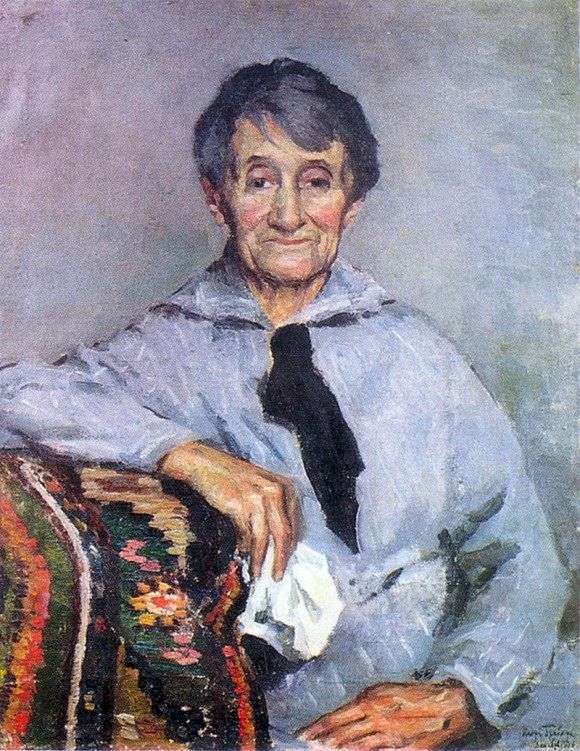 Описание картины Игоря Грабаря «Портрет О. Грабарь Добрянской, матери художника»