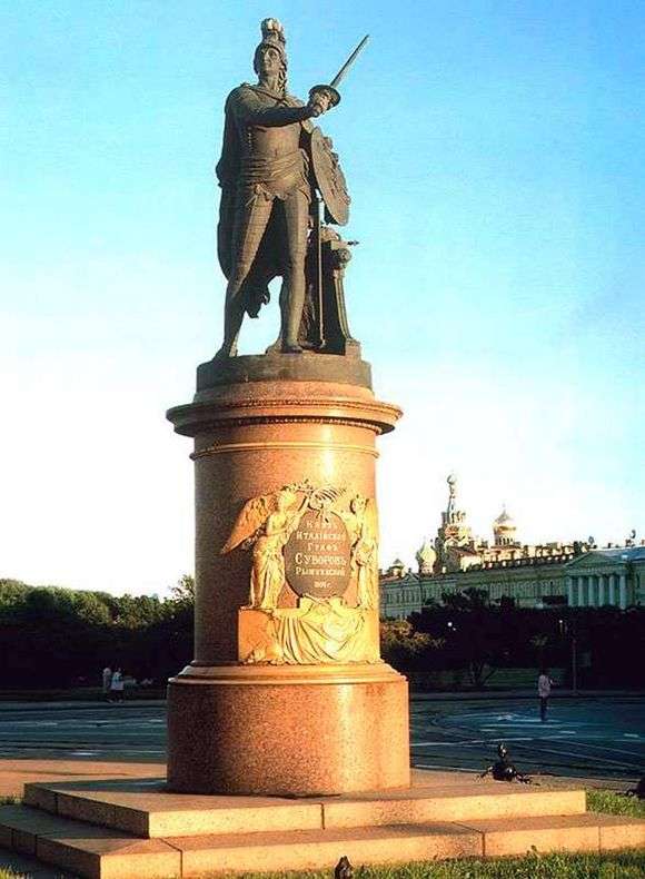 Описание памятника Суворову в Санкт Петербурге