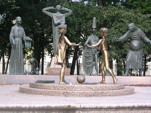 Описание памятника Шемякина «Дети   жертвы пороков взрослых»