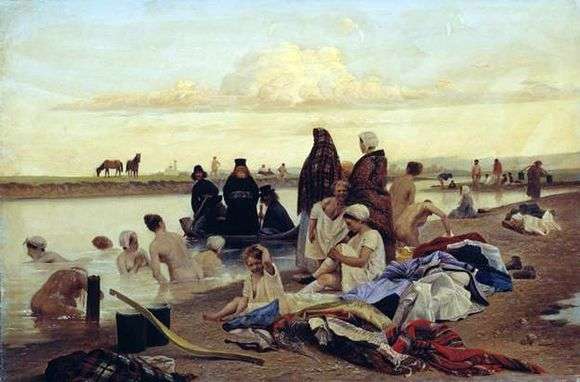 Описание картины Льва Соловьева «Монахи не туда заехали»