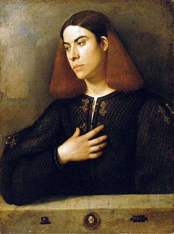 Описание картины Джорджоне «Портрет молодого человека»