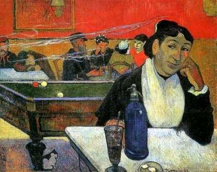 Описание картины Поля Гогена «Ночное кафе в Арле»