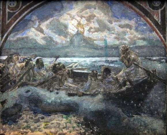 Описание картины Михаила Врубеля «Хождение по водам»